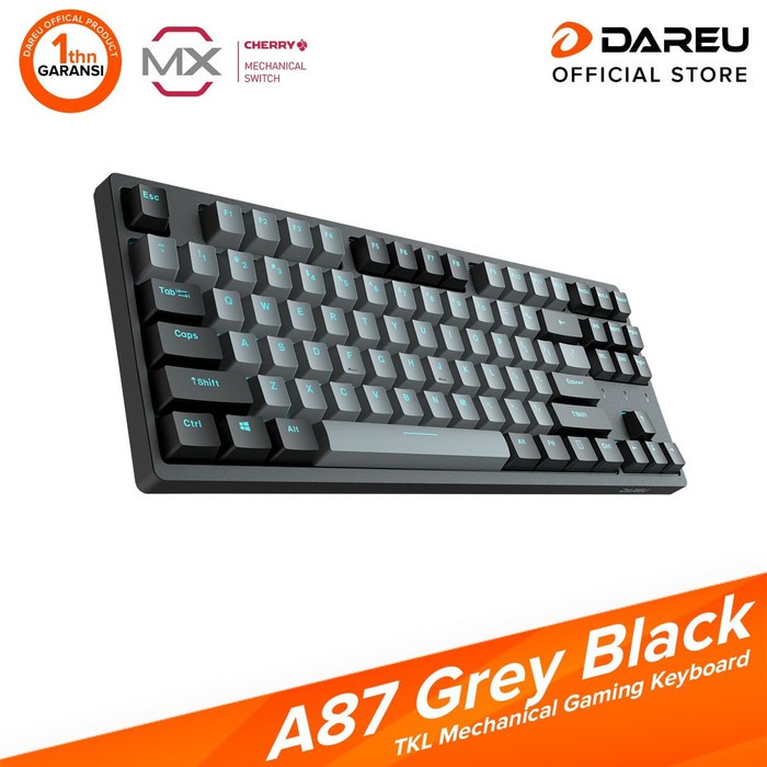 DAREU A-87 Grey Black Mechanical Keyboard E-Sports Cherry MX TKL