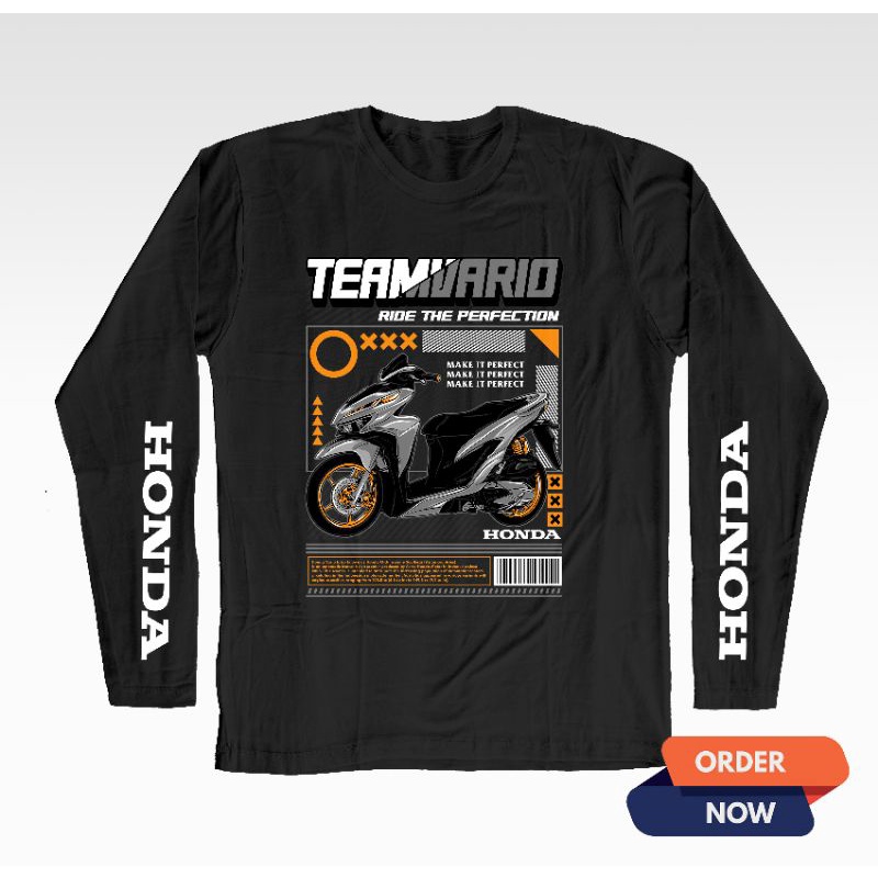 KAOS VARIO HONDA GANK LENGAN PANJANG