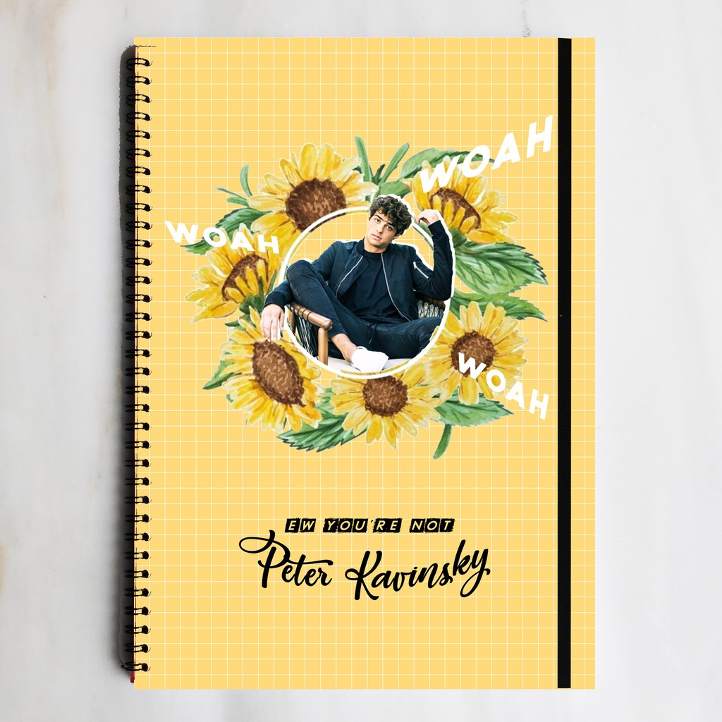 

PETER KAVINSKY To All The Boys I've Loved Before Notebook Diary Journal Bujo School Buku Tulis