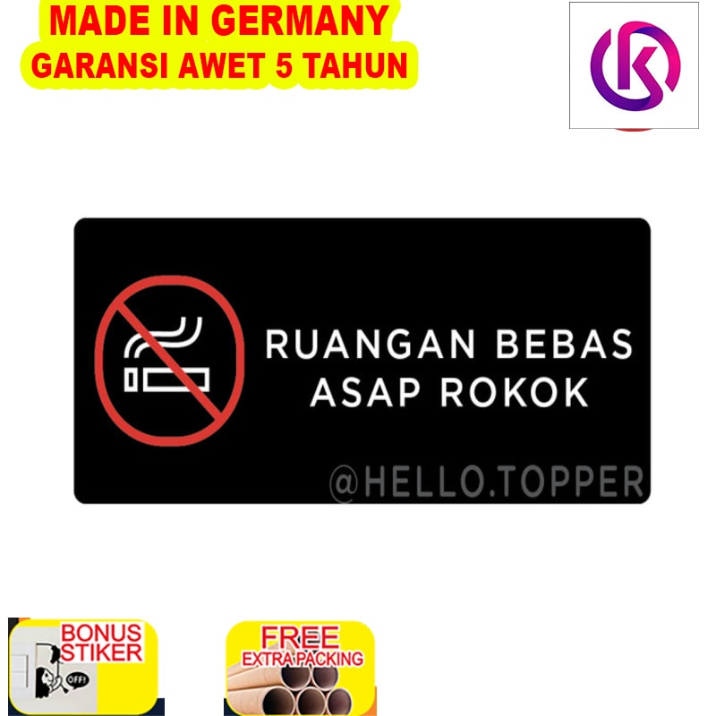 

Murah Sign Akrilik Ruangan Bebas Rokok / Sign Board Akrilik