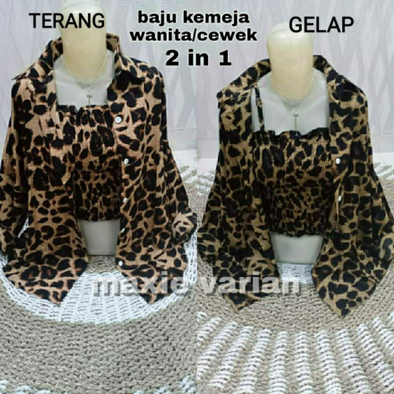 baju kemeja wanita LD 120 CM atasan kemeja wanita/cewek berbahan rayon import berkwalitas premiun