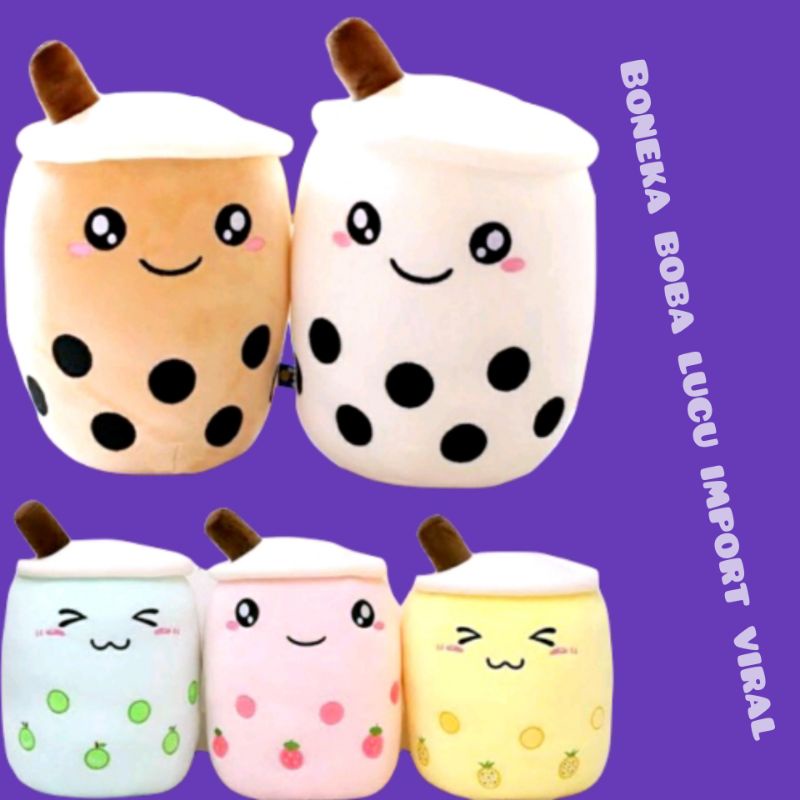 terbaru Boneka Boba Milk Tea viral Harga Murah Bahan Yelvo Premium lucu  gemoy imut import VIRAL | Shopee Indonesia