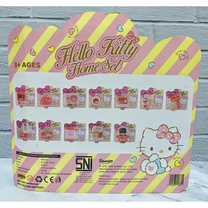 Hello Kitty Home set Meja Rias Pink