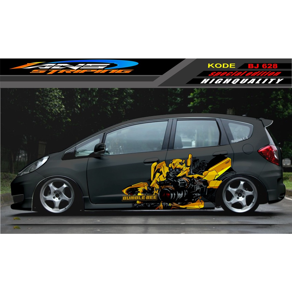 DECAL STICKER MOBIL JAZZ BRIO AVANZA SIGRA YARIS / STIKER VARIASI MOBIL / MODIF STICKER MOBIL 628