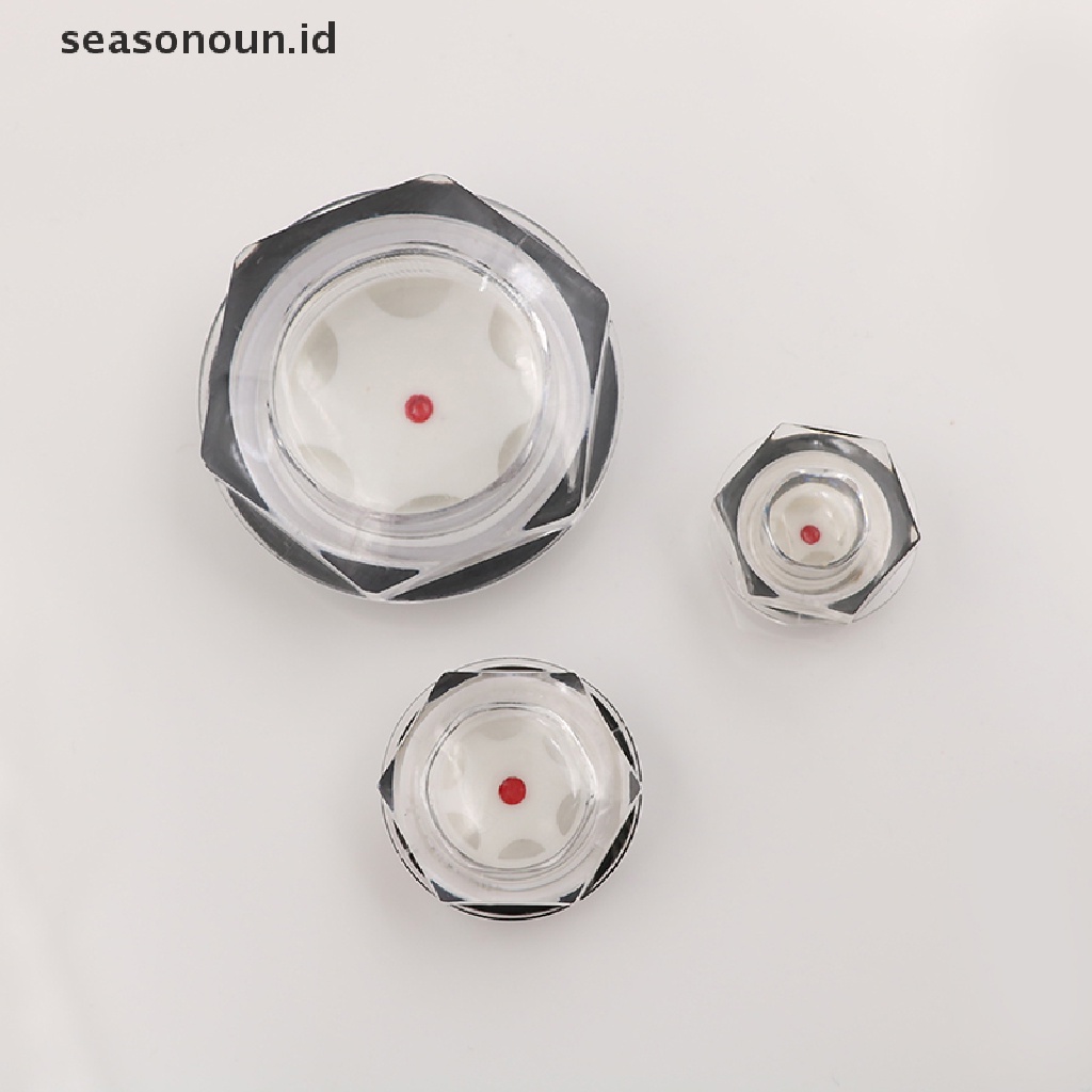 【seasonoun】 16mm-60mm dia male thread air compressor oil level liquid sight glass .