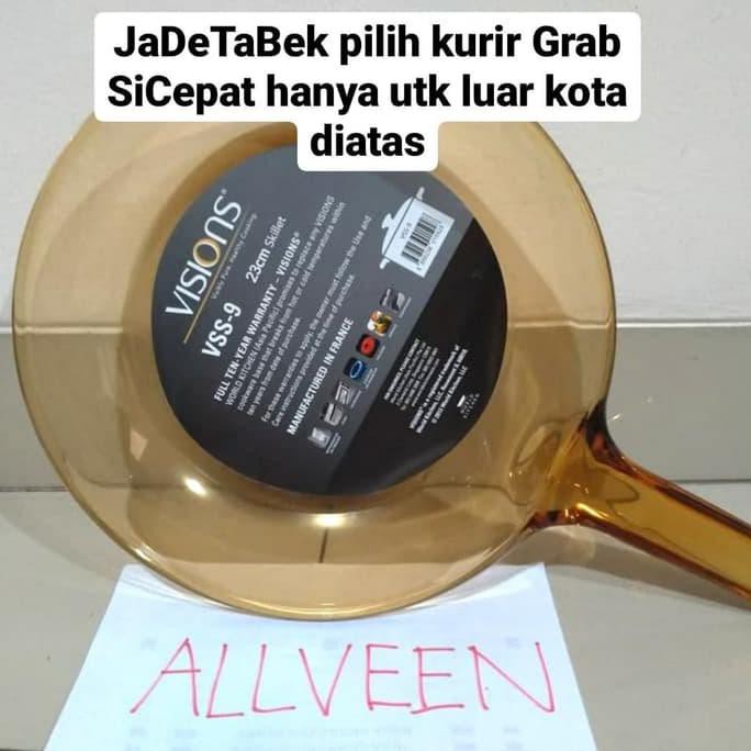 Visions Frying Pan (W/O Box) - Wajan Kaca Tempered Glass - Terbaik 