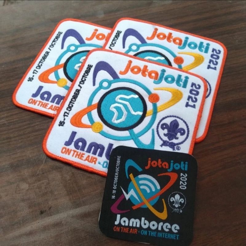 JOTA-JOTI BORDIR 2021 Besar 12 cm  Iron On Backing Premium