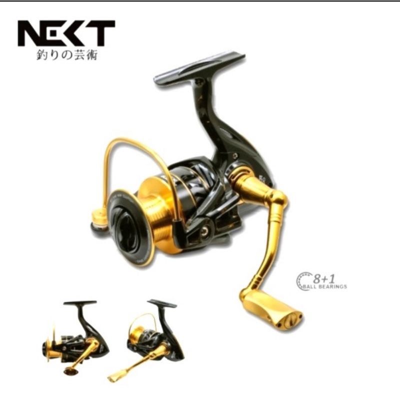 Reel Pancing Next Artica 3000 Power Handle New Metal Knob