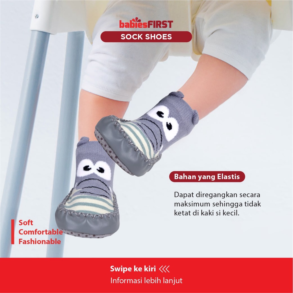 SOCK SHOES / PREWALKER ANTI SLIP / SEPATU BAYI ANTI SLIP MOTIF KARAKTER BABIESFRIST 533301