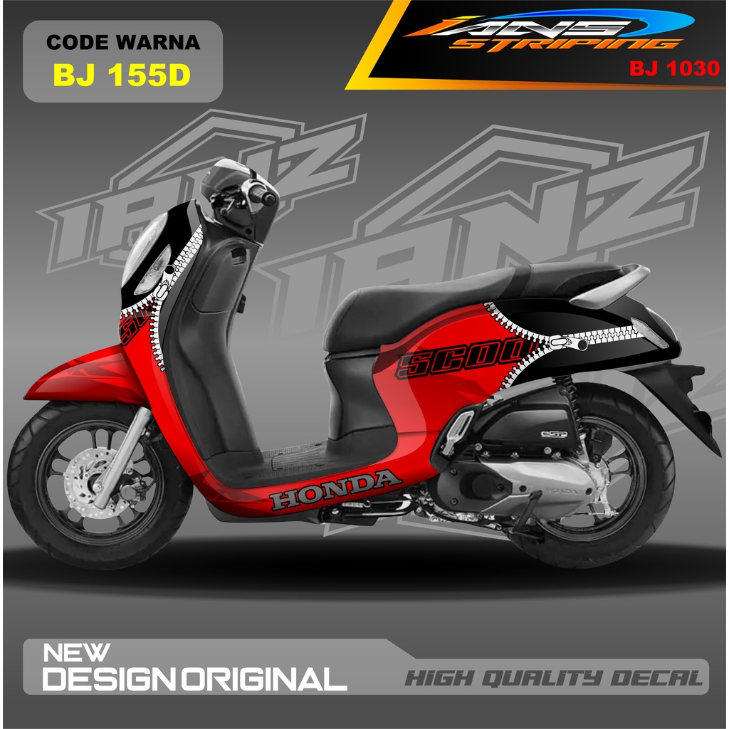 DECAL STICKER SCOOPY FULL BODY MOTOR/ STICKER DECAL  HONDA SCOOPY FULL BODY / STICKER VARIASI SCOOPY TERBARU  / STICKER SCOOPY