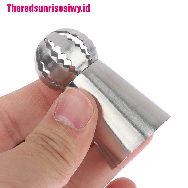 3pcs / Set Nozzles Bentuk Bunga Bahan 304 Stainless Steel Untuk Pastry