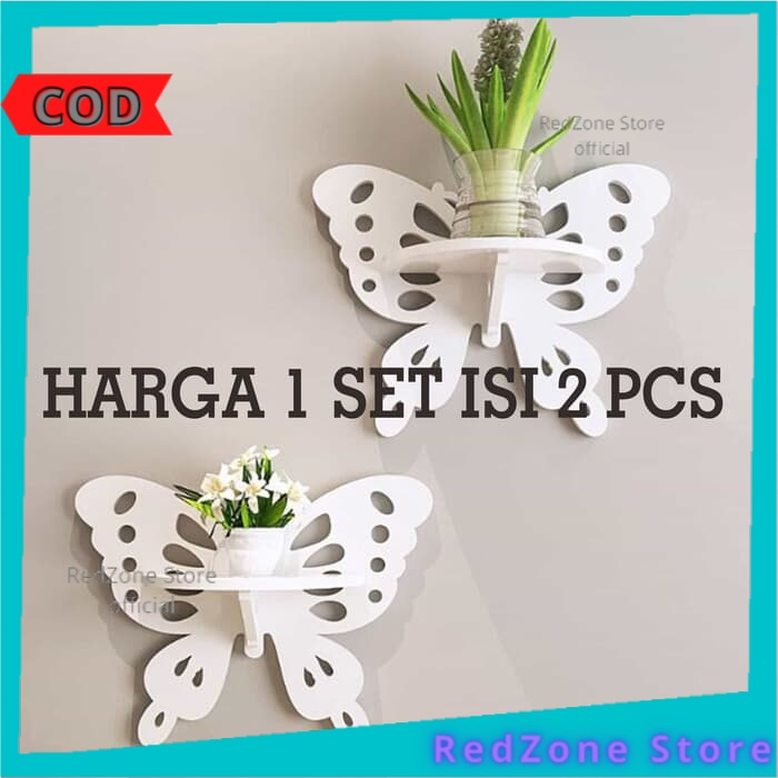 Rak Dinding Tempel Vintage Murah Minimalis Serbaguna Pajangan Dinding Dekorasi Rumah Ruang Tamu Kama