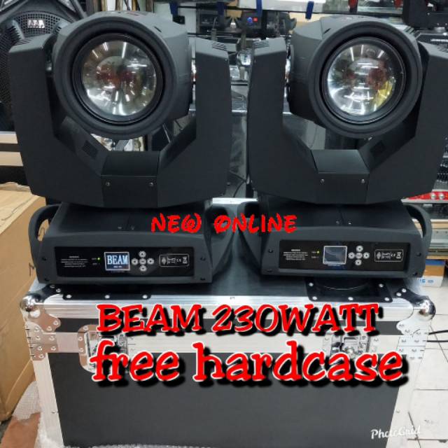 BEAM 230W 2 UNIT FREE HARDCASE MERK BAISUN