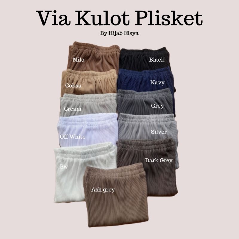 via kulot pleated,kulot panjang,kulot premium murah-2