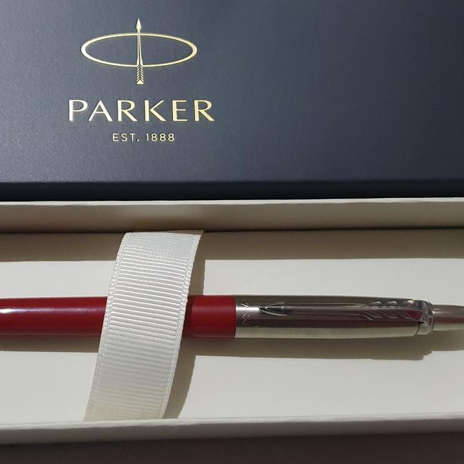 

Pulpen Parker Jotter Original Gratis Grafir Ukir Nama - Merah