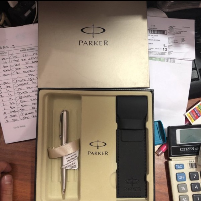 

Parker sonet ballpoint silver asli