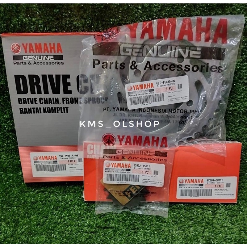 Gearset Girset Gear Gir Rantai Set Jupiter MX Lama 1S7 ORIGINAL YAMAHA 1S7-W001A-00