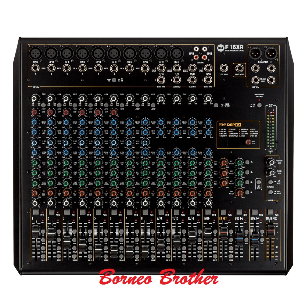 Mixer RCF F 16XR F 16 XR F16XR Original Mixer RCF F 16XR 16 Channel