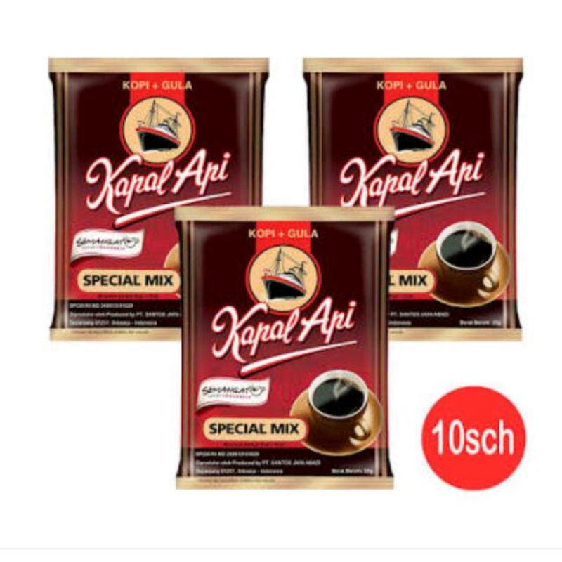 

Kopi Kapal Api Mix / Kapal Api Mix 10 renceng