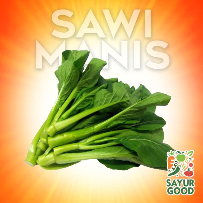 

Sawi Manis Segar / Sayur Sawi Segar / 250 gram / Ikat