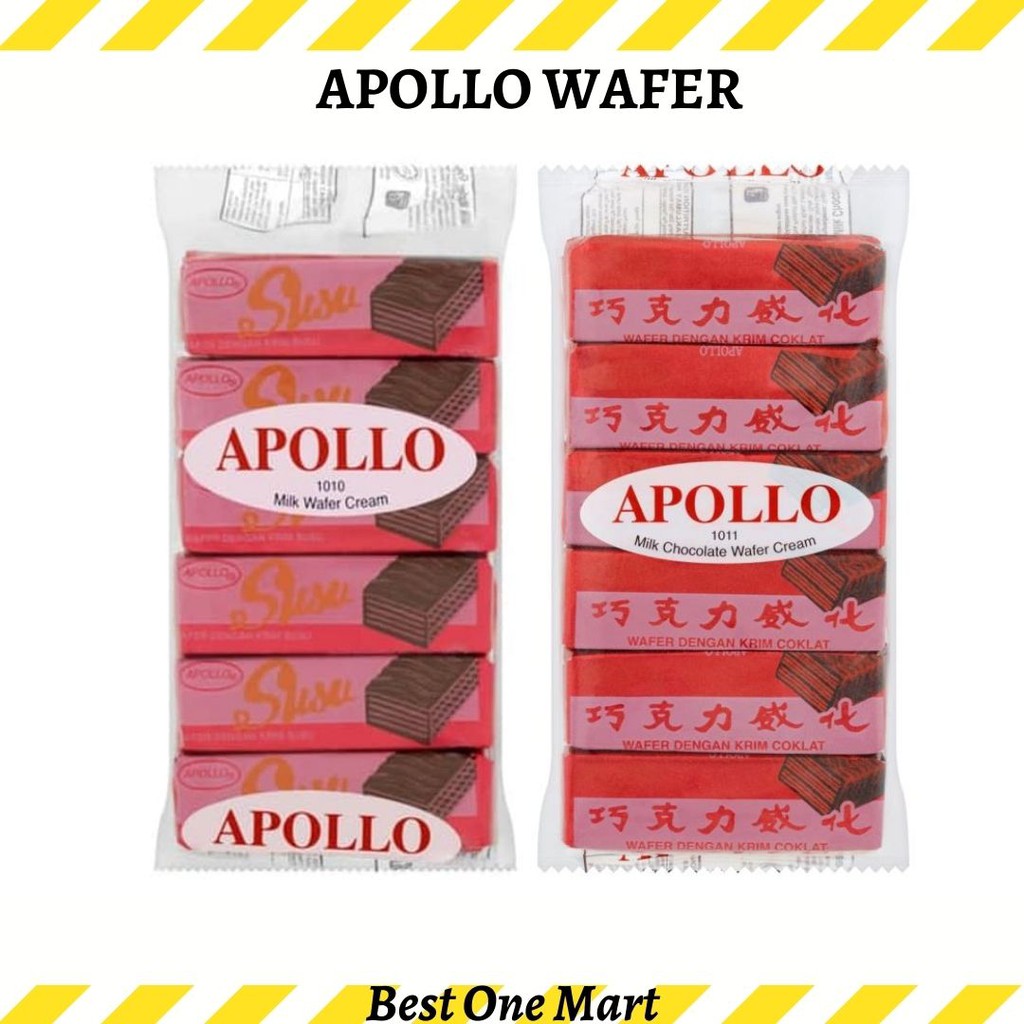 

APOLLO Wafer Milk / Chocolate - Susu / Cokelat Coklat Batang