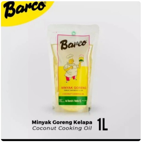 

Barco minyak goreng kelapa 1 Liter pouch