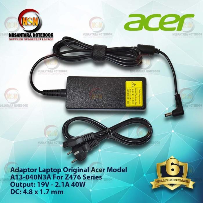 Adaptor Charger Original Acer Chicony 19V 2.1A For Laptop Z476 Series