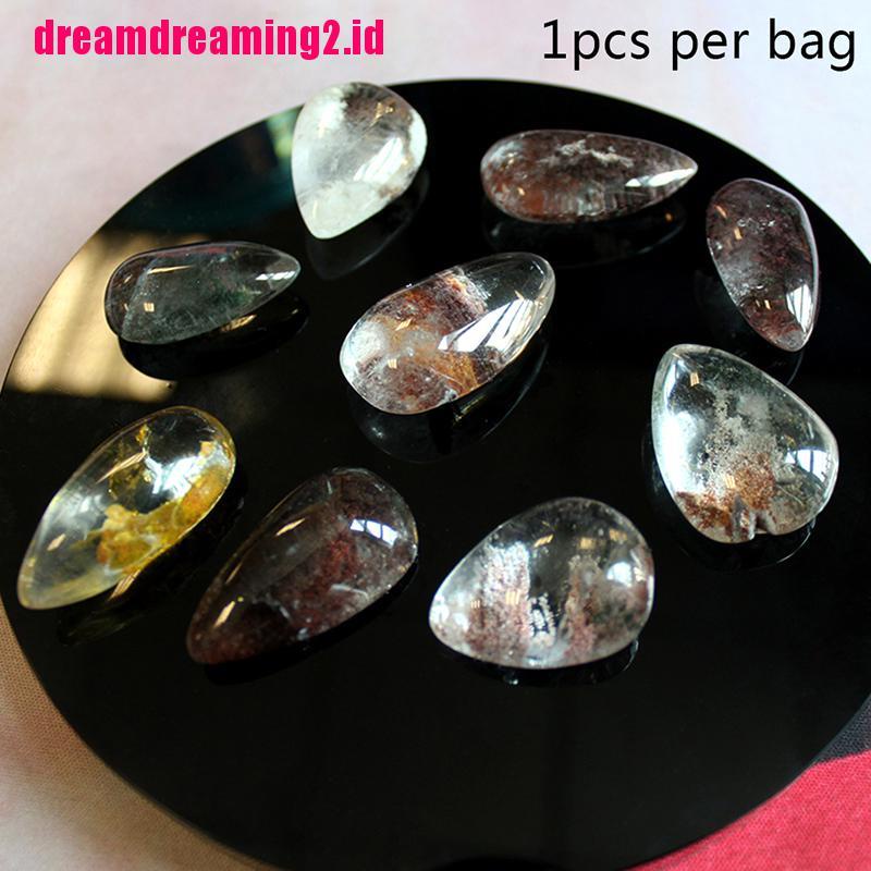 （✔✔❤Batu Permata Kristal Ghost Phantom Natural Warna Hijau Untuk Penyembuhan
