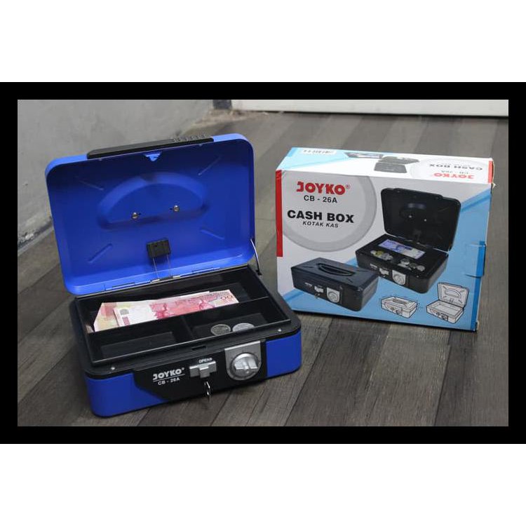 BEST SELLER!! CASH BOX JOYKO CB-26A BRANGKAS BRANKAS MINI KECIL TEMPAT SIMPAN UANG KODE 0546