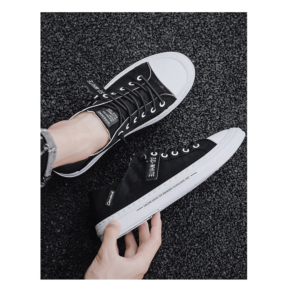 Sepatu Sneaker Pria Import - Sneaker OBSIDEE SD-17 BASIC LOW Cassual Shoes - Sepatu Kasual Santai