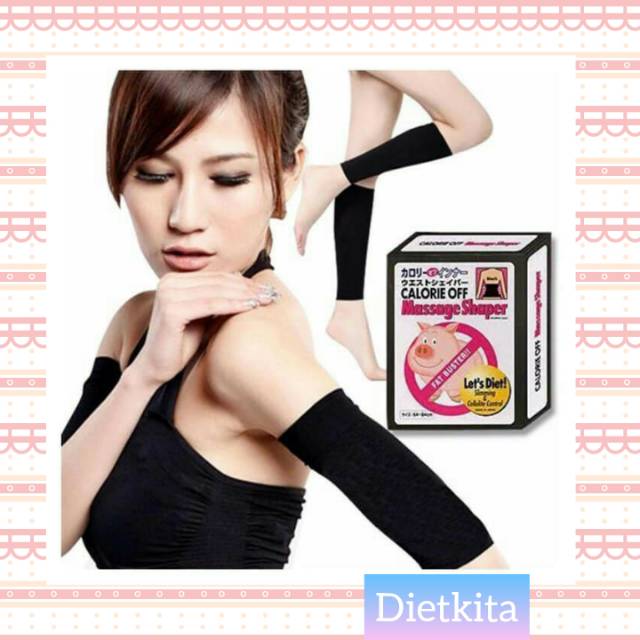 CALORIE OFF ARM KORSET PELANGSING PEMBENTUK PENGENCANG LENGAN  KORSET TANGAN / LENGAN 100 %WORK