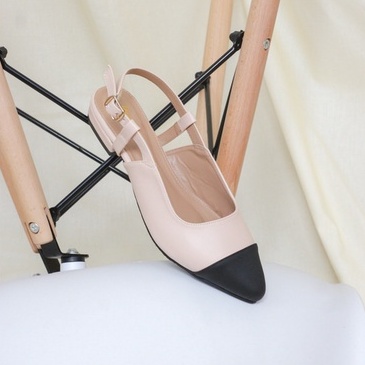 Heaves - Sepatu Hak Wanita 2cm Aisha Nude - Sepatu Wanita Premium