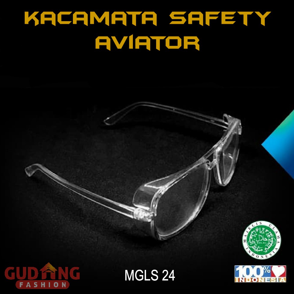 Safety Glasses Protector Kacamata Teknik Las Bening