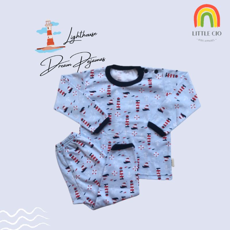 Paket usaha Lighthouse Dream Pajamas - Baju Tidur Anak/Piyama Anak, Usia 1-3 Tahun