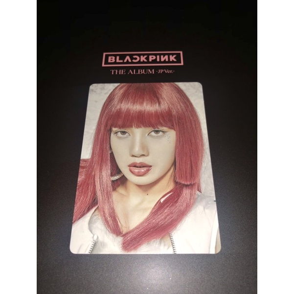 (READY) OFFICIAL BLACKPINK - THE ALBUM JAPAN VER A LISA PHOTOCARD