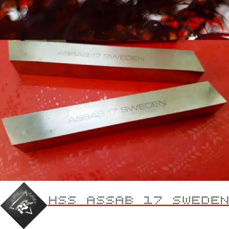 Pahat Bubut HSS 1/2 x 4 Inch ASSAB 17 SWEDEN Mata pisau bubut Hss Square tool