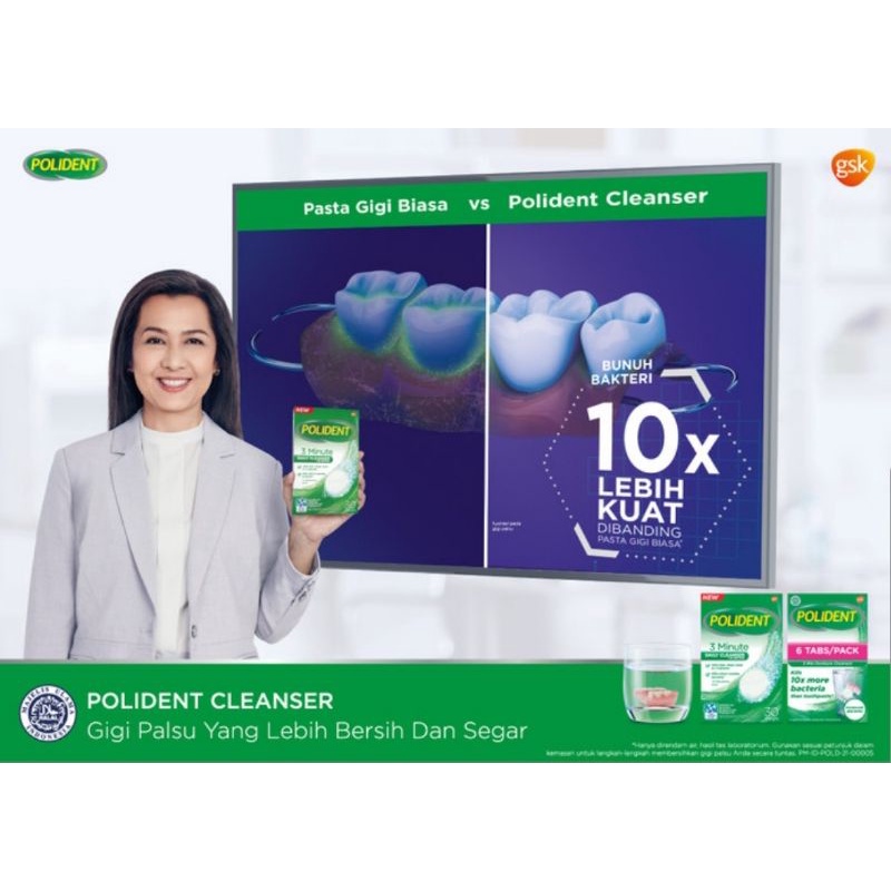POLIDENT CLEANSER 30tablet