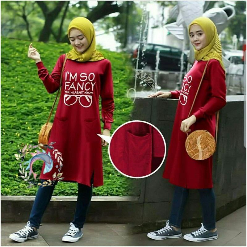 TUNIK FANCY FASHION / TUNIK MUSLIM / TUNIK FASHION / PAKAIAN WANITA / BAJU WANITA