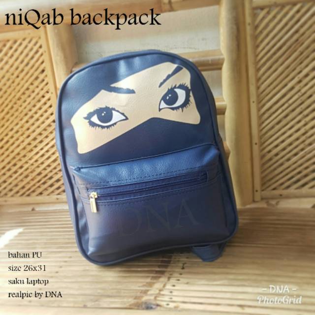TAS RANSEL MUSLIMAH HIKMAH DNA TAS NIQAB TAS DAKWAH