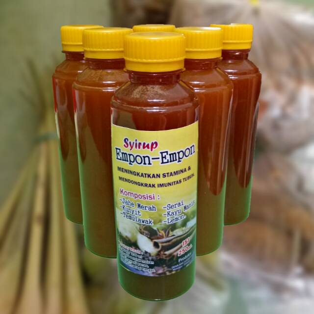 

Sirup Empon Empon Sirup Jahe Merah Minuman Sehat Herbal Jahe Temulawak Kunyit Lemon