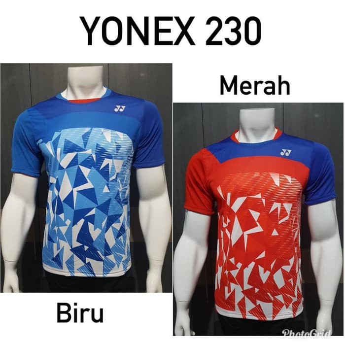 BAJU BADMINTON YONEX 230 IMPORT BAJU YONEX BAJU BULUTANGKIS G.O MURAH