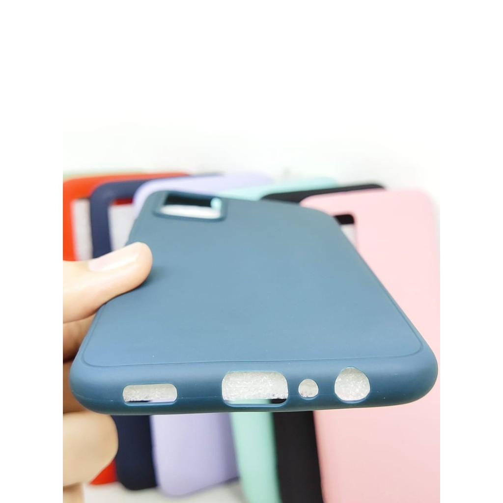 SoftCase Warna Warni Samsung A02S A025F 6.5 Inch with 3D Camera Casing Candy Macaron Pelindung Camer