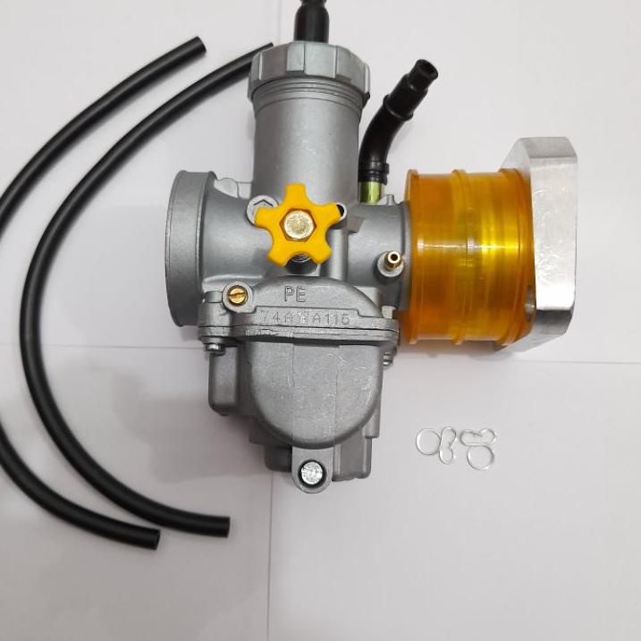 Hot - Paket karbu PE 28 set intake manifold satria fu Karbu PE KEIHIN 28 plus manifold satria fu kod