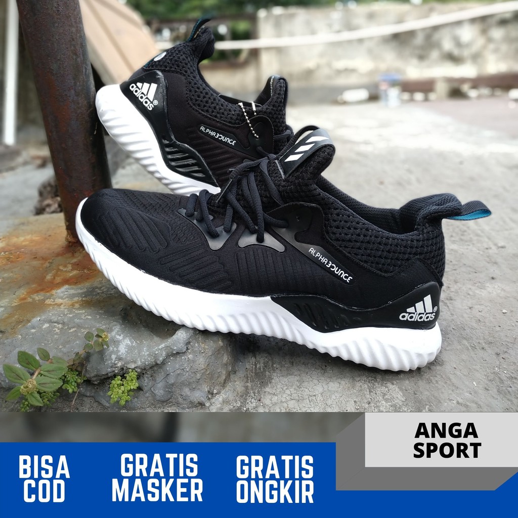 SEPATU PRIA RUNNING ADIDAS ALPHABOUNCE BEYOND SEPATU OLAHRAGA LARI COWOK TERLARIS MADE IN VIETNAM