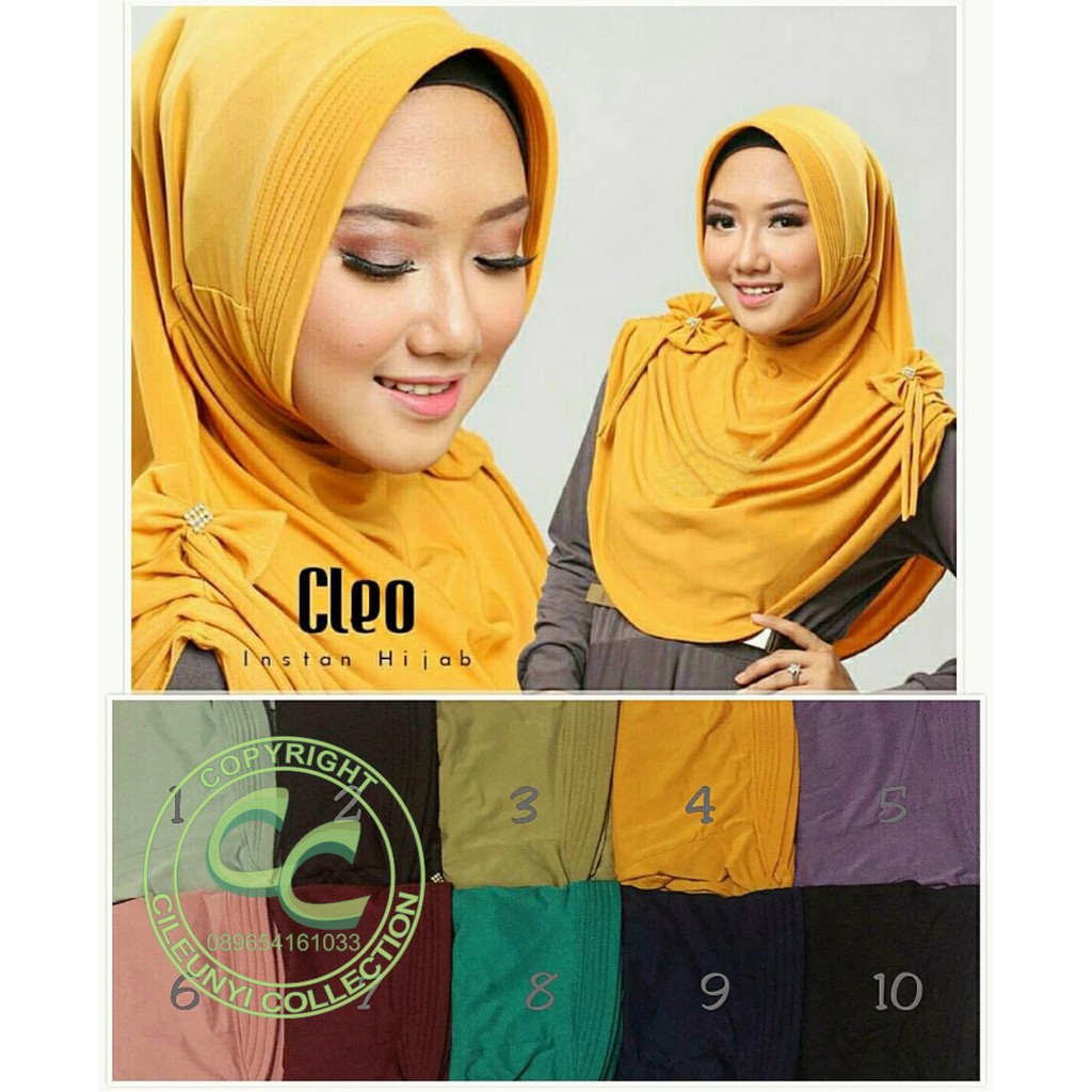 Cleo Pet Hijab Jilbab Terlaris Instant