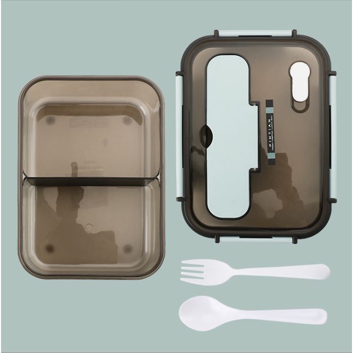 lunchbox kotak makan siang box tahan panas microwave bekal plastik