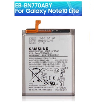 Battery Batere Batre Baterai Mcom Samsung Note 10 Lite EB-BN770ABY