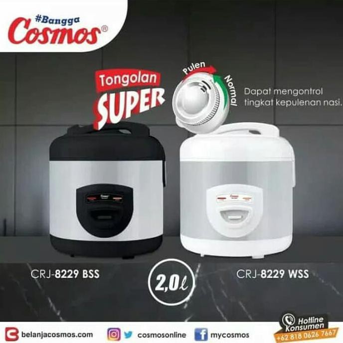 (READY COD) Rice cooker cosmos crj 8229 - Magicom cosmos 8229 - magic com cosmos BERMUTU