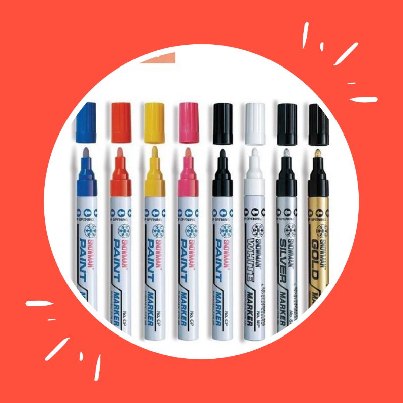 

SPIDOL SNOWMAN PAINT MARKER PERMANENT INK