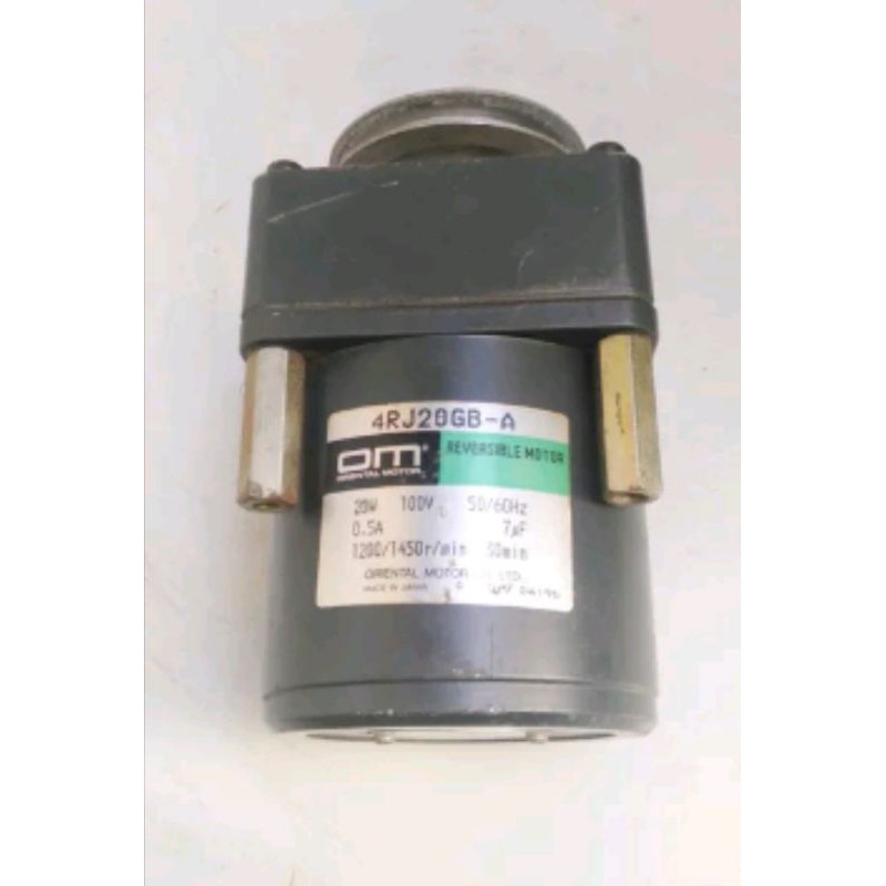 Gearbox Motor Ac Oriental 100V 20W 482Rpm